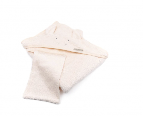 Asciugamano con cappuccio + Guanto Ippopotamo - WATER PEACH 114 Bamboom - Foto 1