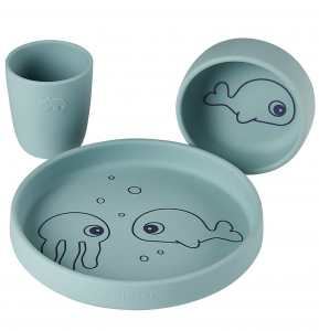 Set pappa in silicone Amici del mare Done By Deer
