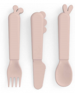 Set Posate cucchiaio coltello forchetta Riciclabile senza Melamina Done by Deer